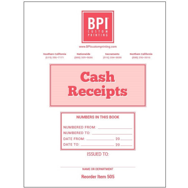 Cash Receipt Book