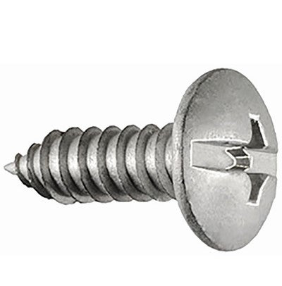 License Plate Screw Duo Truss Head