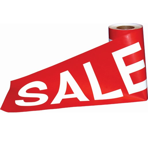 SUPER SIZED SALE TAPE 12" X 300'