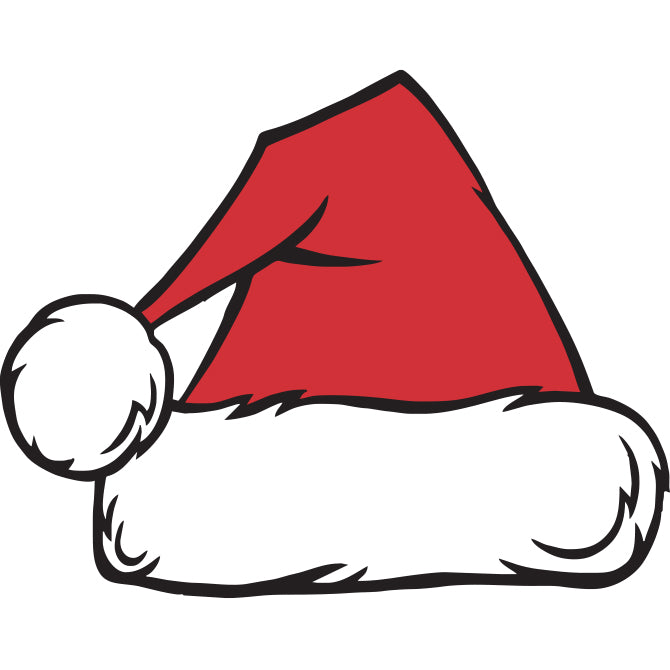 Santa Hat Sticker