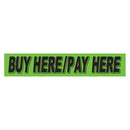 15" Chartreuse Signs
