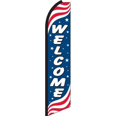 Open/Welcome Swooper Flag Kits