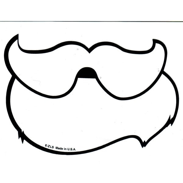 Santa beard sticker for Happy Face